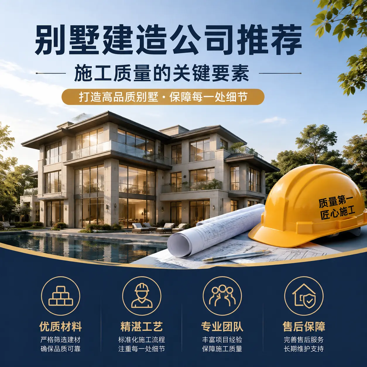 别墅建造公司推荐： 晴隆 施工质量的关键要素