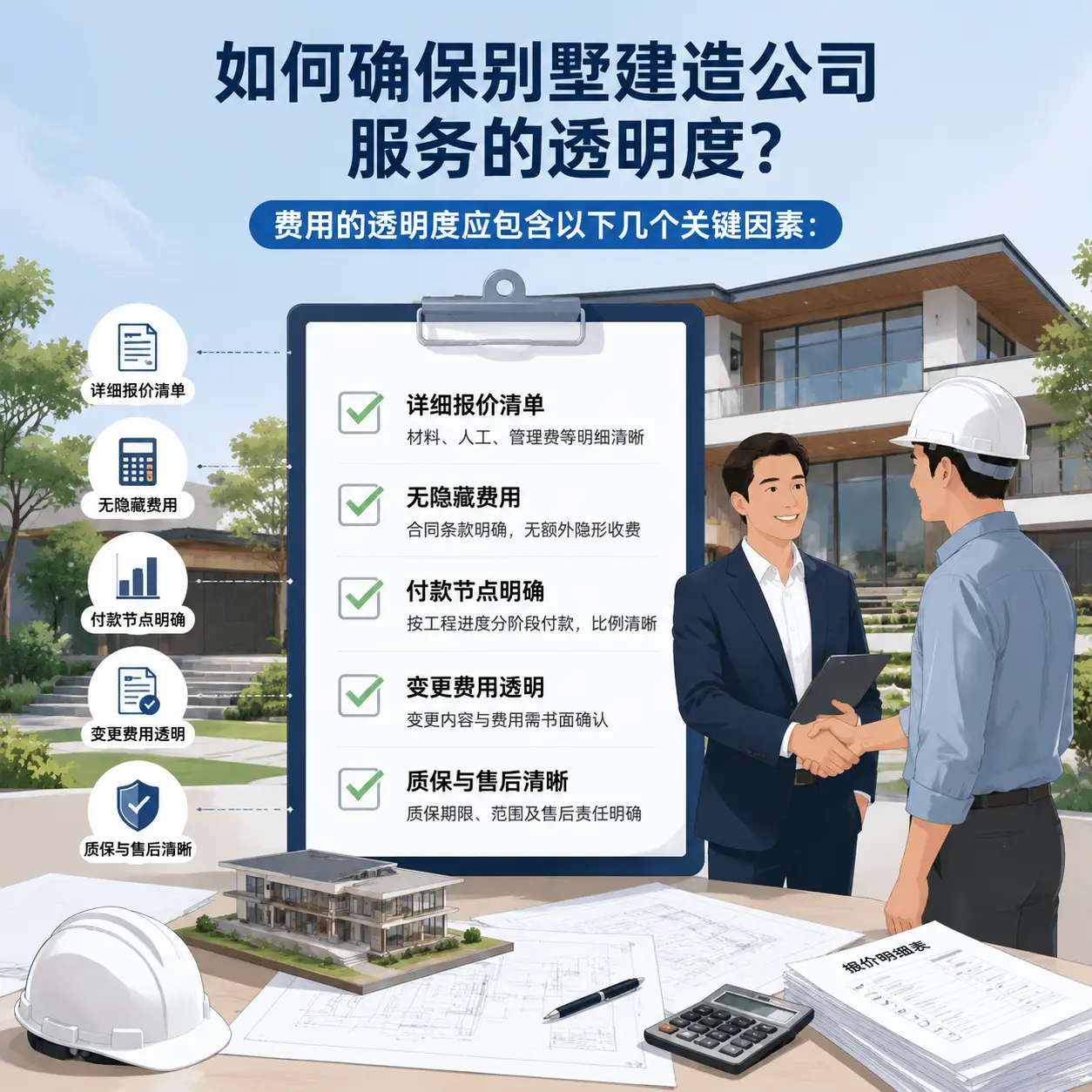 在 晴隆 如何确保别墅建造公司服务的透明度?