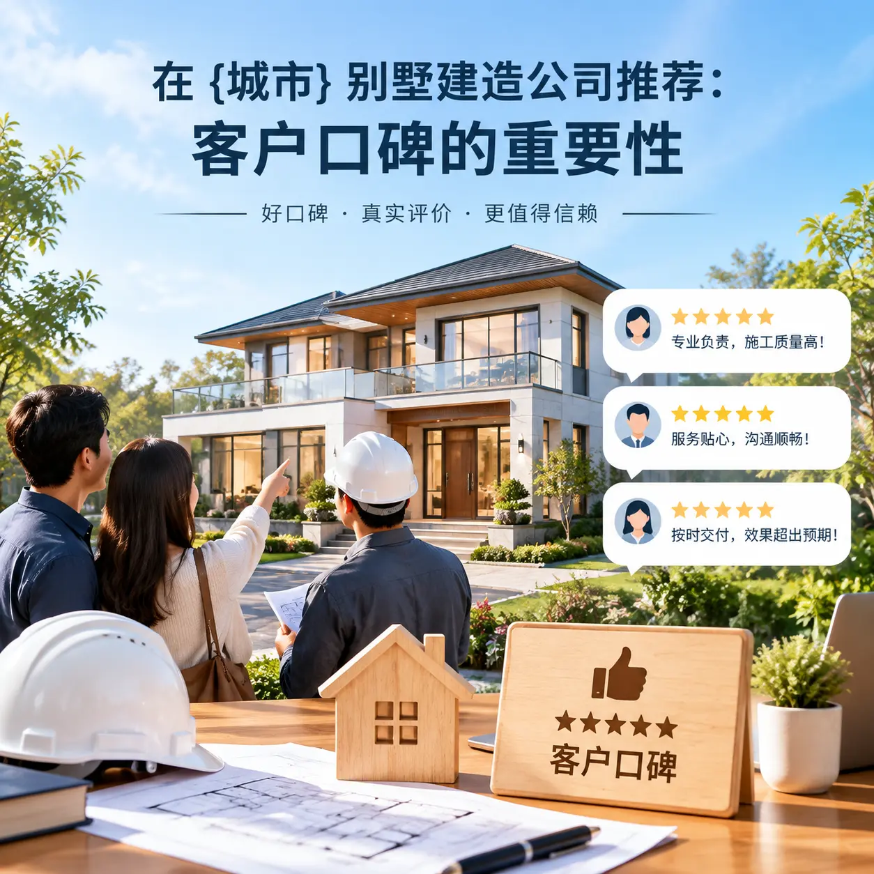 在 晴隆 别墅建造公司推荐:客户口碑的重要性