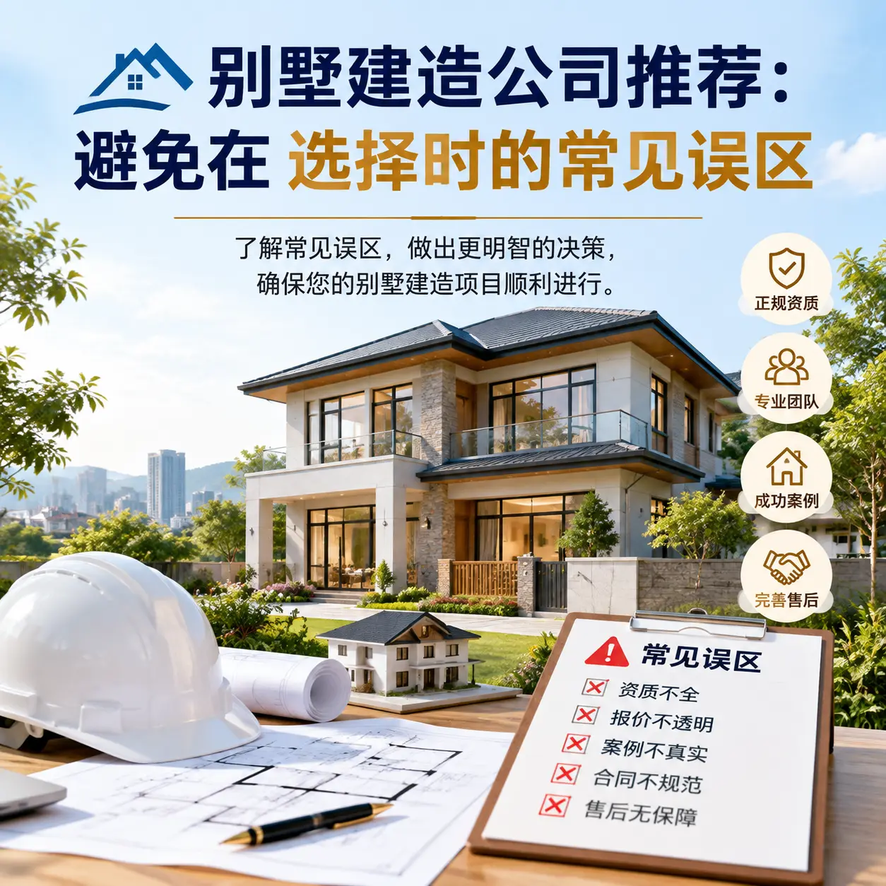 别墅建造公司推荐：避免在 晴隆 选择时的常见误区