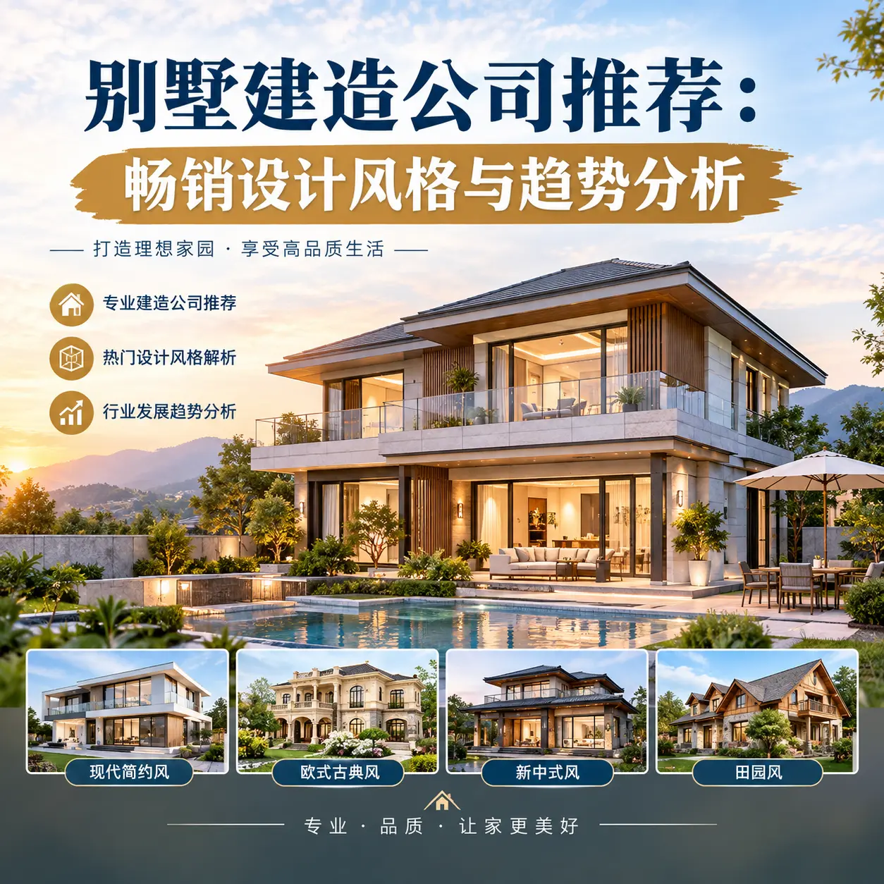 别墅建造公司推荐： 晴隆 畅销设计风格与趋势分析