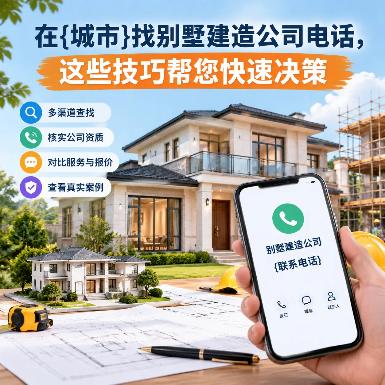 在晴隆找别墅建造公司电话，这些技巧帮您快速决策