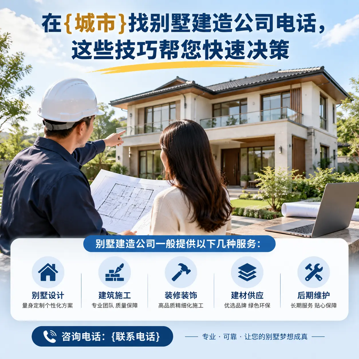 在晴隆找别墅建造公司电话，这些技巧帮您快速决策