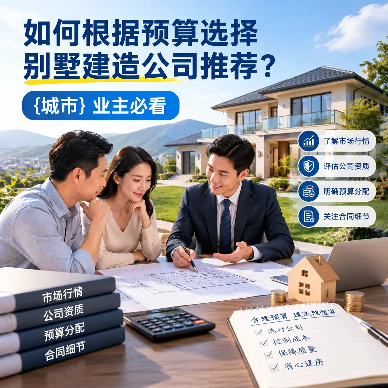 如何根据预算选择别墅建造公司推荐？ 晴隆 业主必看