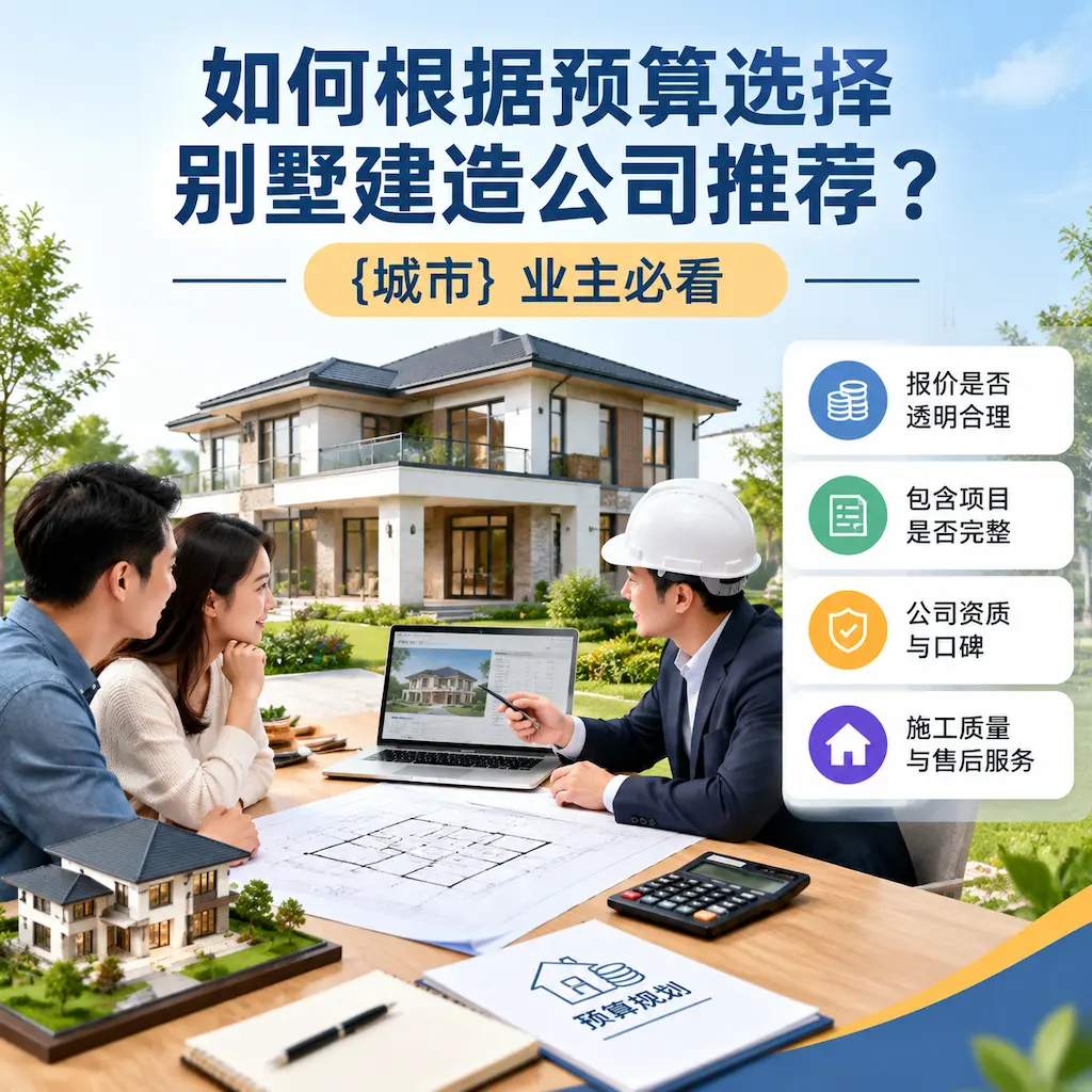 如何根据预算选择别墅建造公司推荐？ 晴隆 业主必看